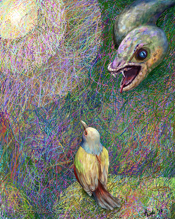 Digital painting - Innocence- 2019