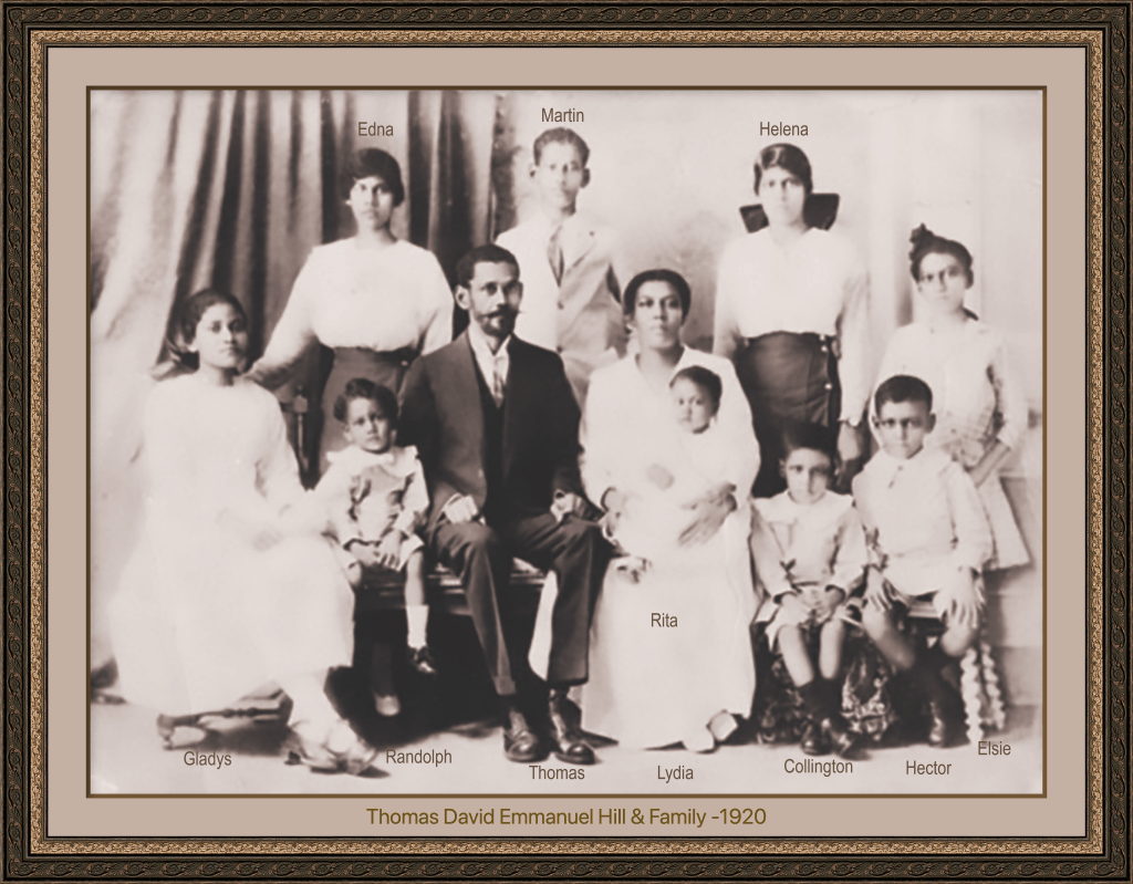 Thomas David Hill Family Photo - 1920