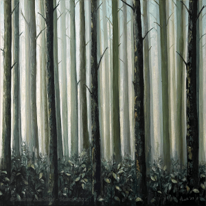 1st painting in the Forest Harmonies triptych - Sunrise